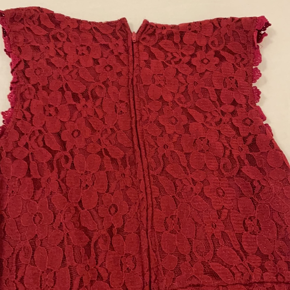 Red Lace Dress - Picture 4 of 5